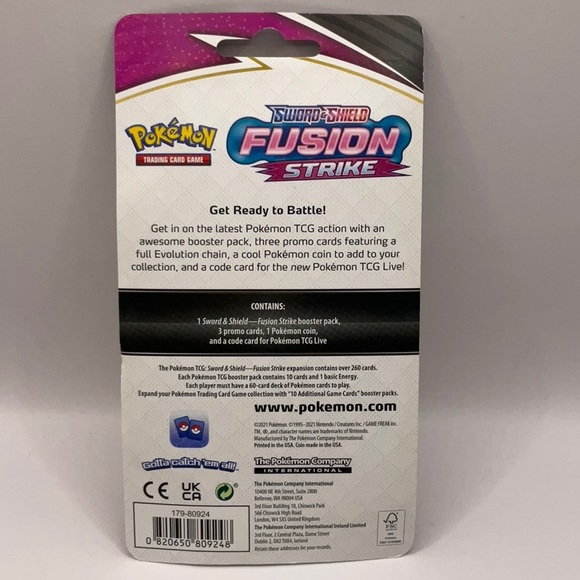 Pokemon TCG - Sword & Shield Fusion Strike Premium Checklane Blister - NEW - Picture 2 of 2